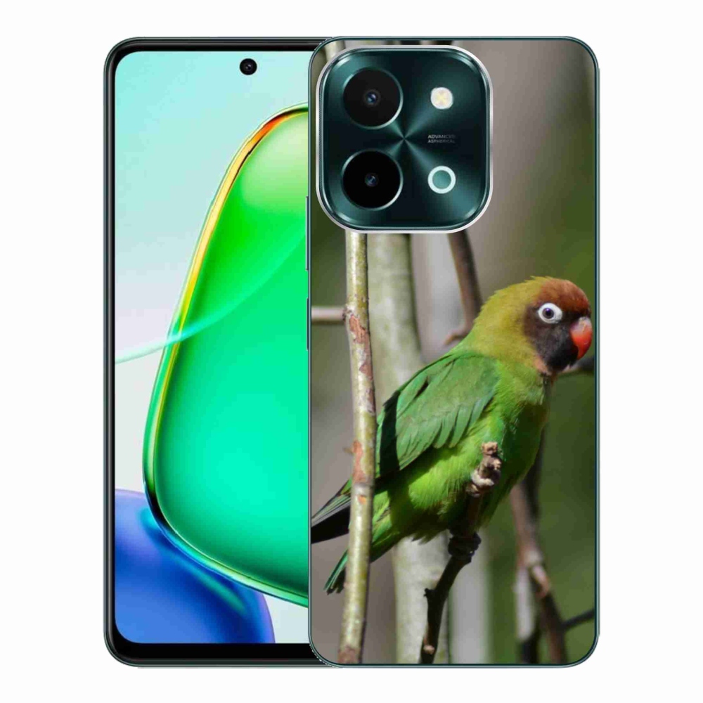 Gélový kryt mmCase na Vivo Y28 - papagáj agapornis