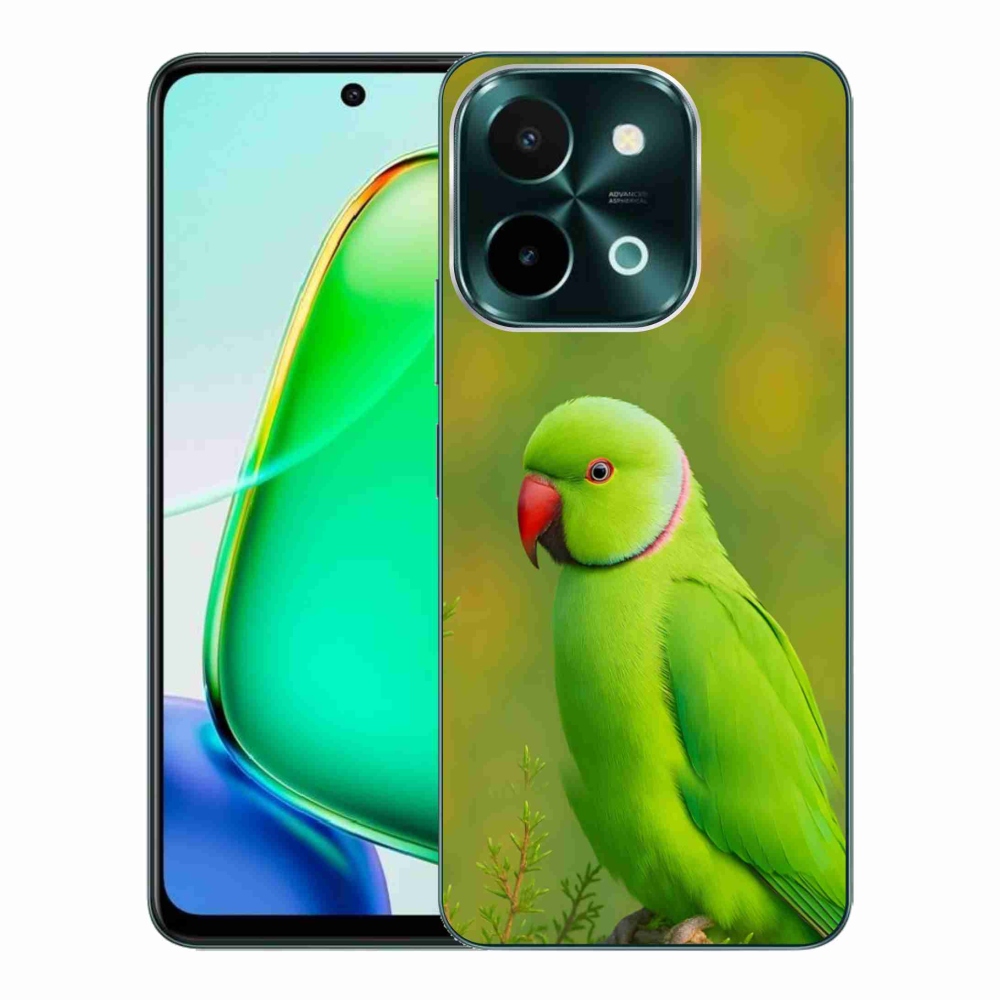 Gélový kryt mmCase na Vivo Y28 - papagáj alexander 2
