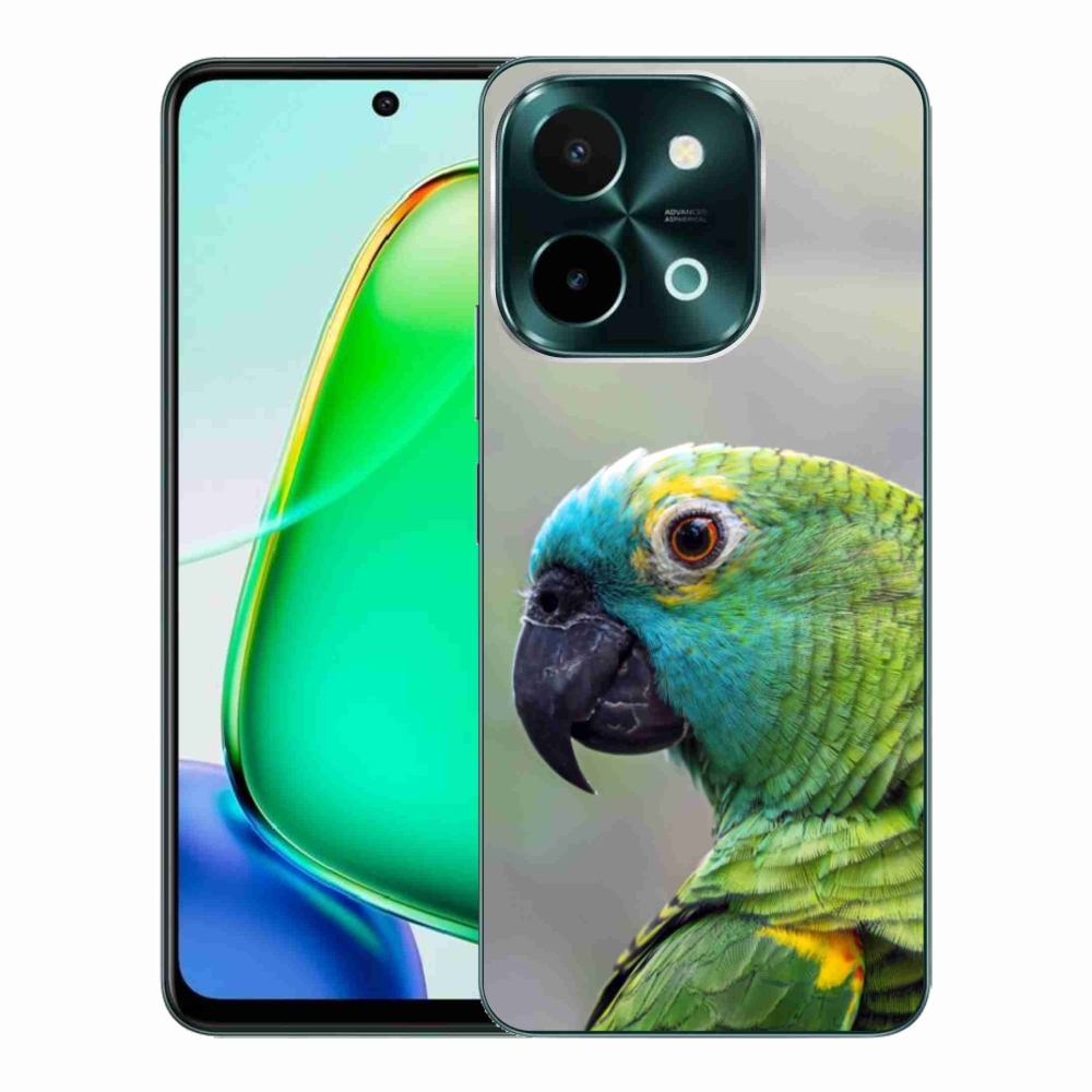 Gélový kryt mmCase na Vivo Y28 - papagáj amazoňan