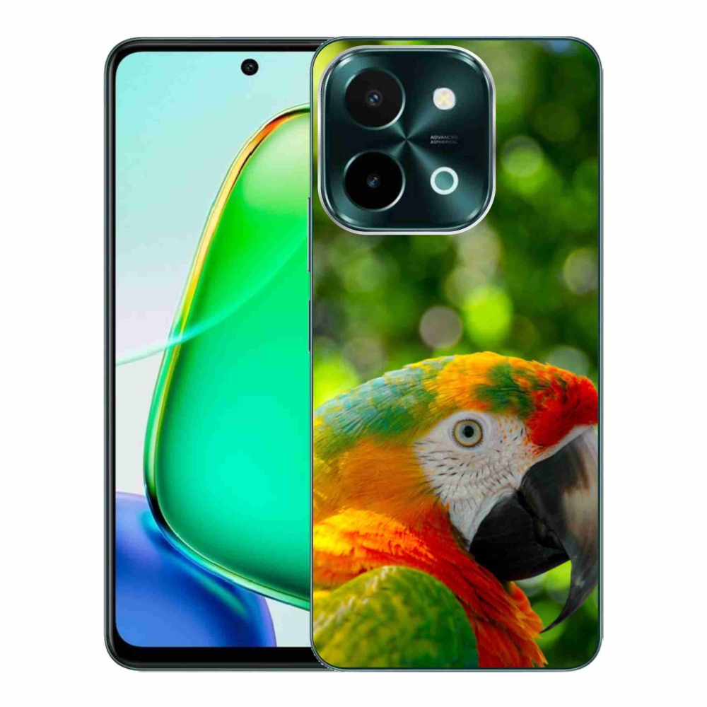 Gélový kryt mmCase na Vivo Y28 - papagáj ara 3
