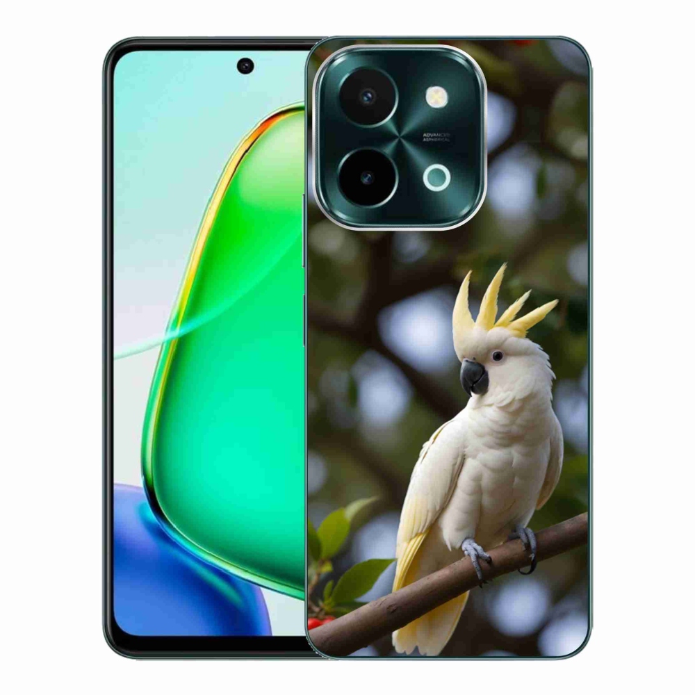 Gélový kryt mmCase na Vivo Y28 - papagáj kakadu 3