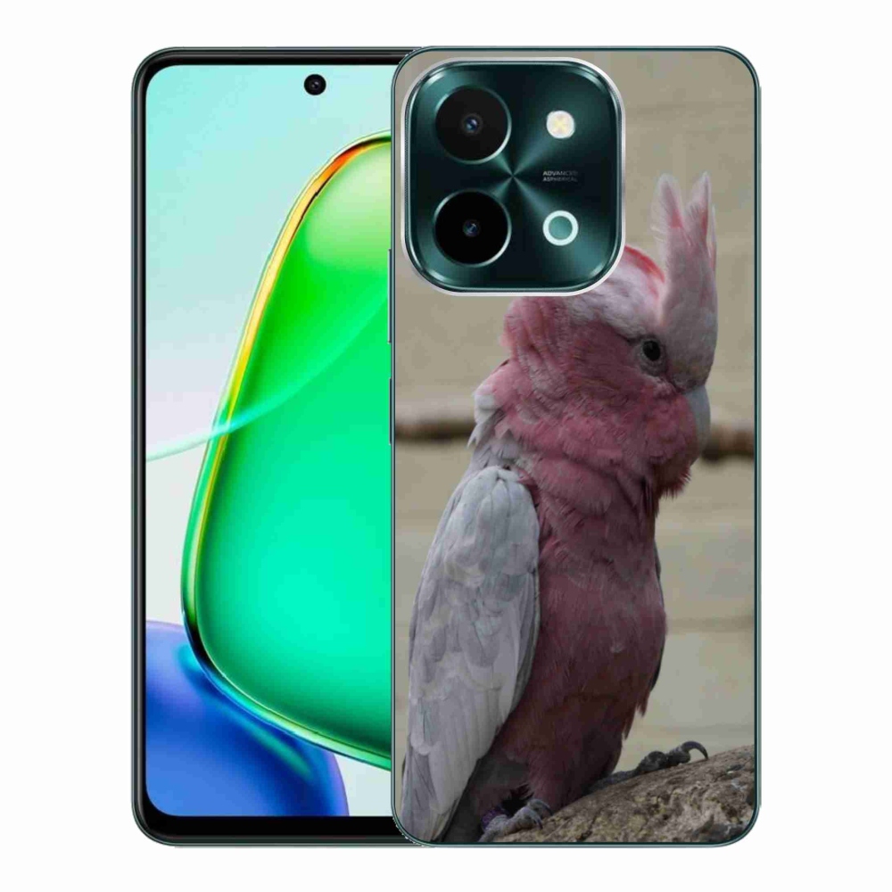 Gélový kryt mmCase na Vivo Y28 - papagáj kakadu ružový