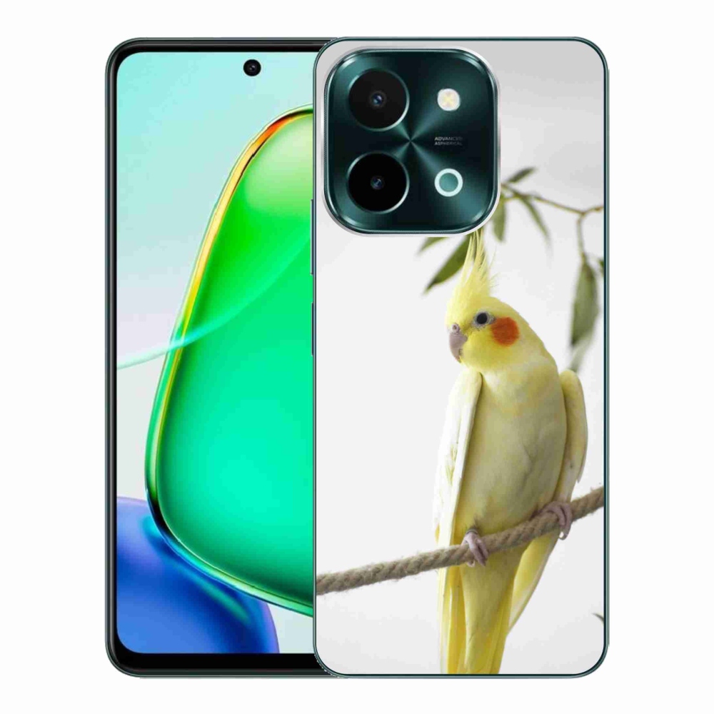Gélový kryt mmCase na Vivo Y28 - papagáj korela chocholatá
