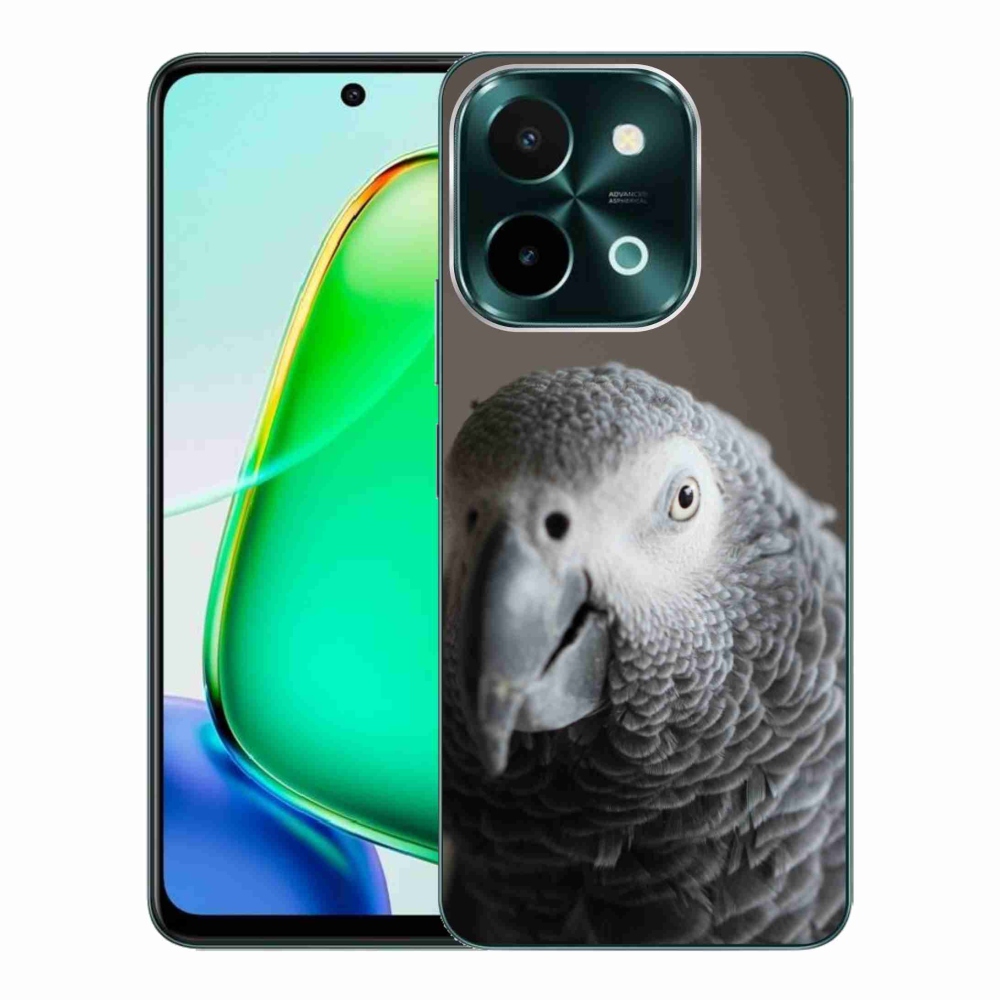 Gélový kryt mmCase na Vivo Y28 - papagáj žako 2