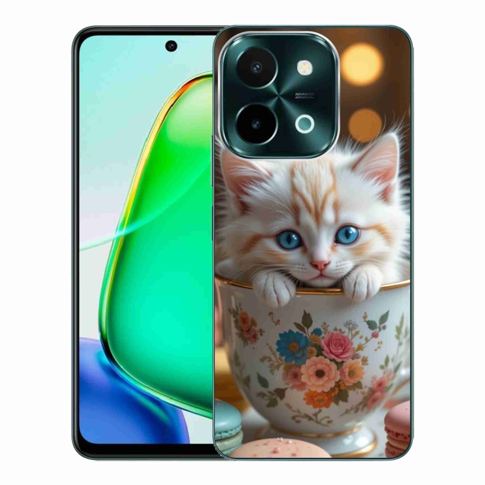 Gélový kryt mmCase na Vivo Y28 - roztomilé mačiatko 6