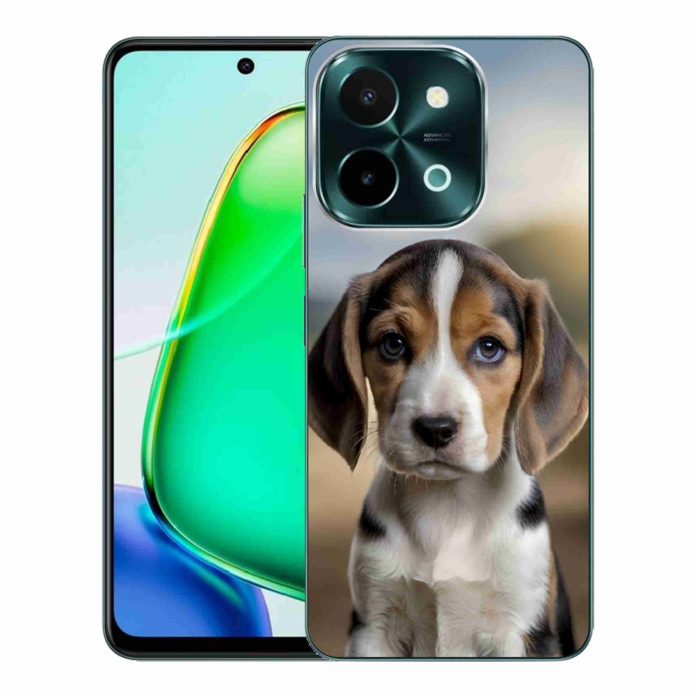 Gélový kryt mmCase na Vivo Y28 - roztomilý bígl