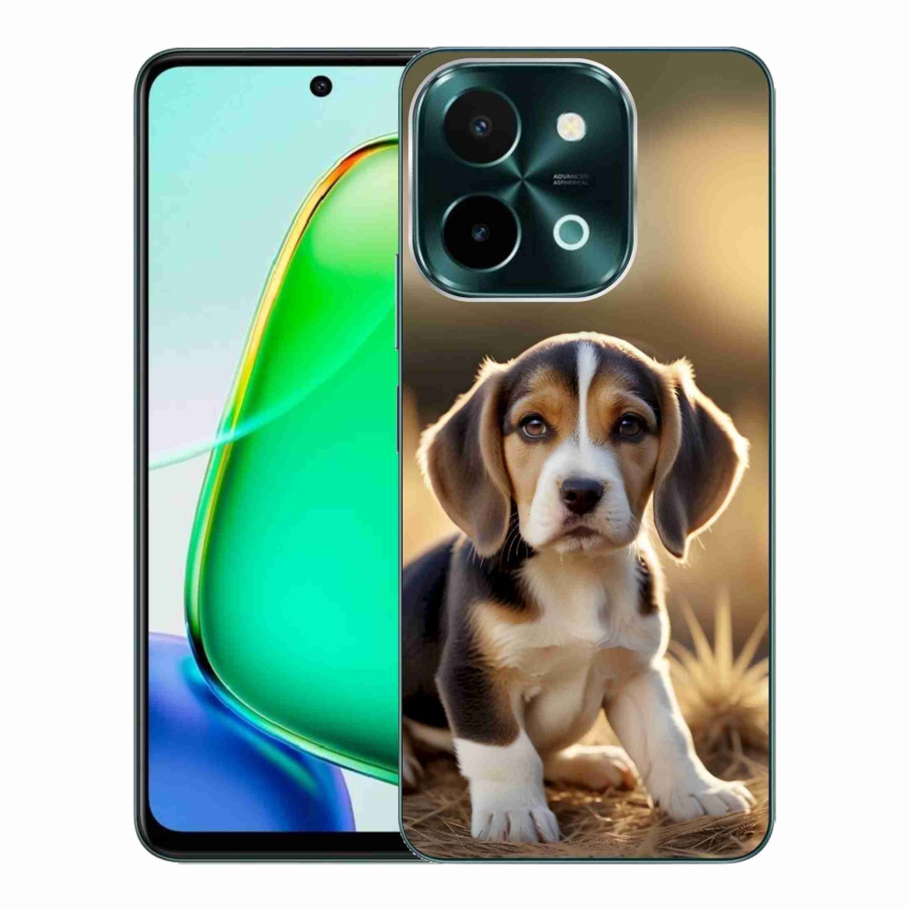 Gélový kryt mmCase na Vivo Y28 - roztomilý bígl