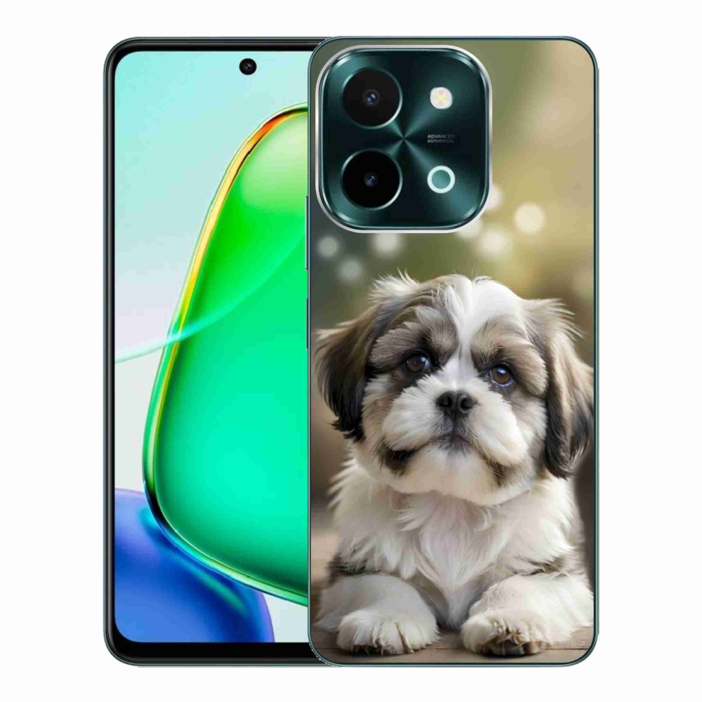 Gélový kryt mmCase na Vivo Y28 - roztomilý shih-tzu