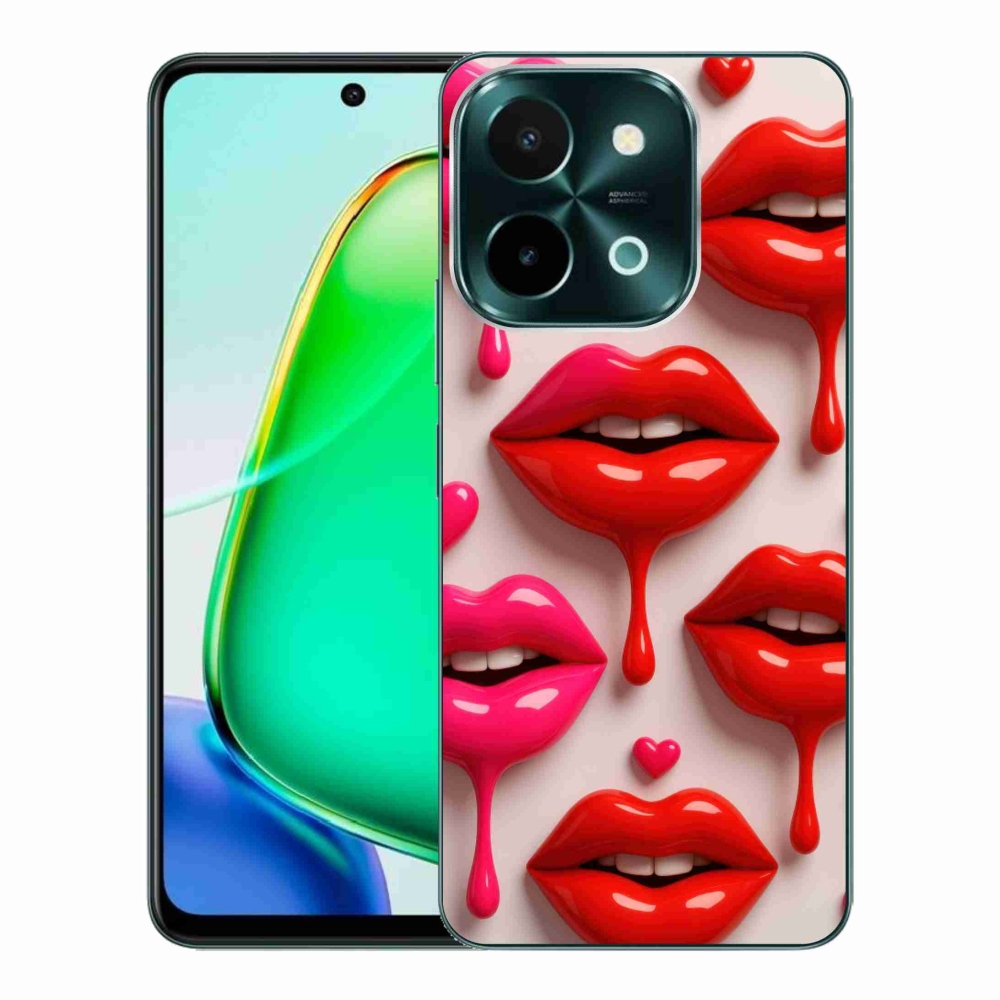 Gélový kryt mmCase na Vivo Y28 - pery 2