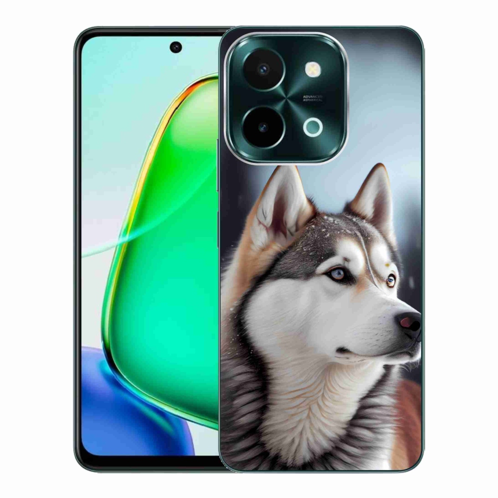 Gélový kryt mmCase na Vivo Y28 - sibírsky husky