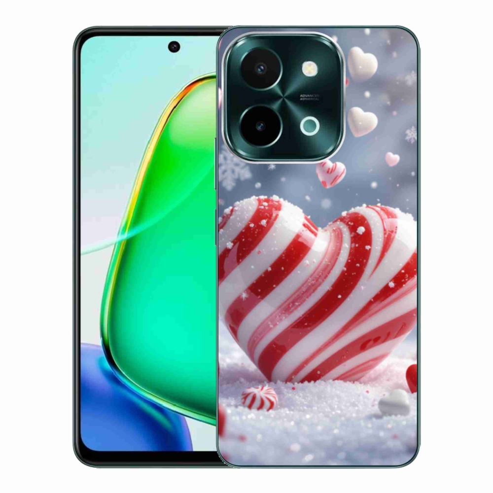 Gélový kryt mmCase na Vivo Y28 - sladké srdce