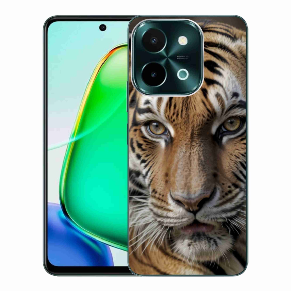 Gélový kryt mmCase na Vivo Y28 - tigrie pohľad