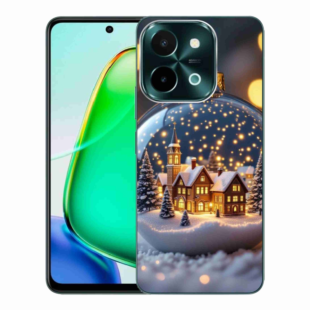 Gélový kryt mmCase na Vivo Y28 - vianočné gule 4