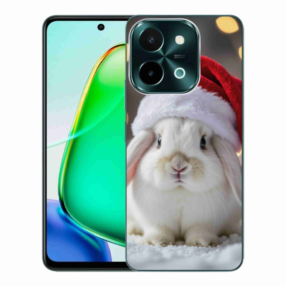 Gélový kryt mmCase na Vivo Y28 - vianočný králik