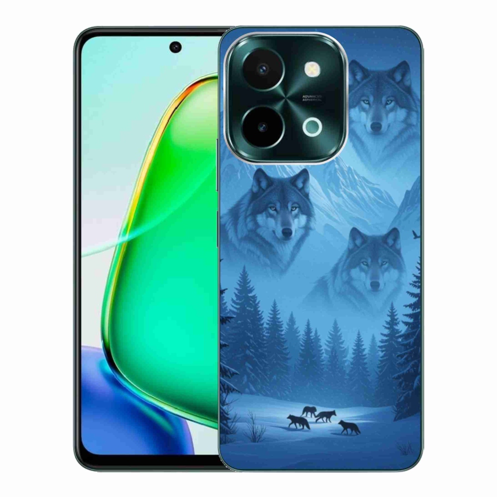 Gélový kryt mmCase na Vivo Y28 - vlčia svorka