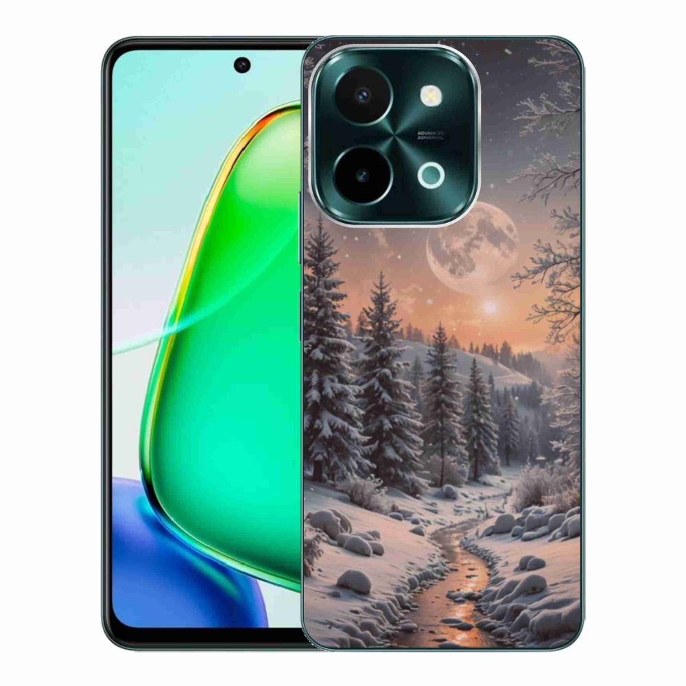 Gélový kryt mmCase na Vivo Y28 - zimná krajina 2