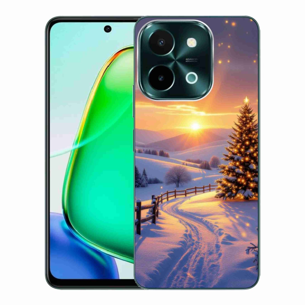 Gélový kryt mmCase na Vivo Y28 - zimná krajina
