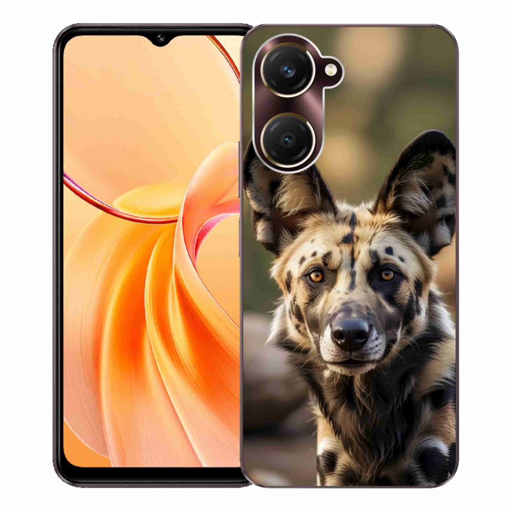Gélový kryt mmCase na Vivo Y28s 5G - africký divoký pes