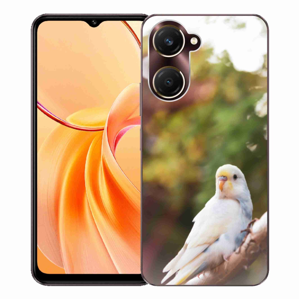 Gélový kryt mmCase na Vivo Y28s 5G - andulka biela