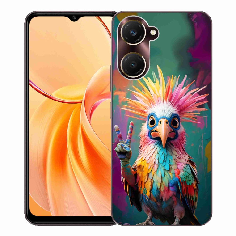Gélový kryt mmCase na Vivo Y28s 5G - farebný rebel