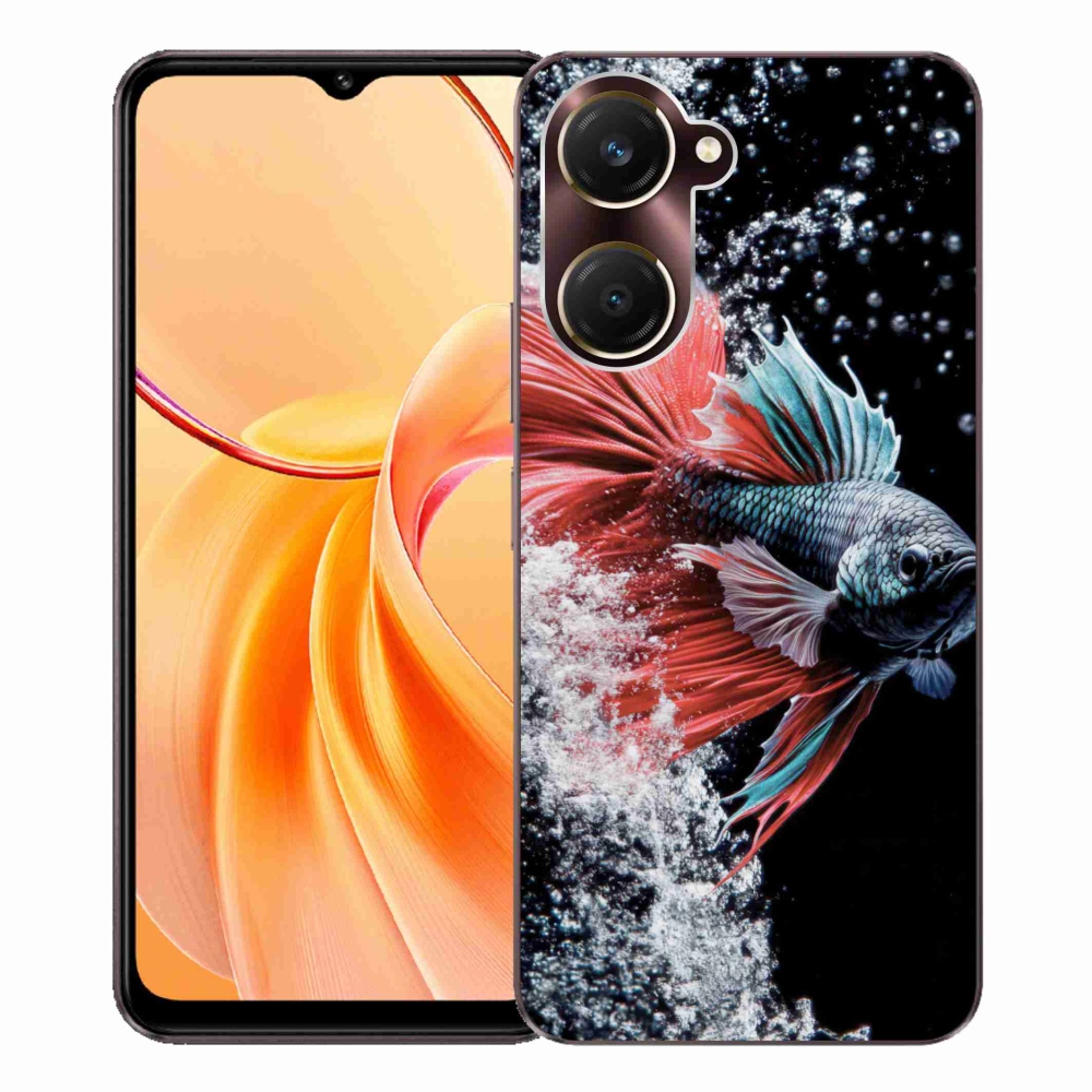 Gélový kryt mmCase na Vivo Y28s 5G - bojovníčka pestrá