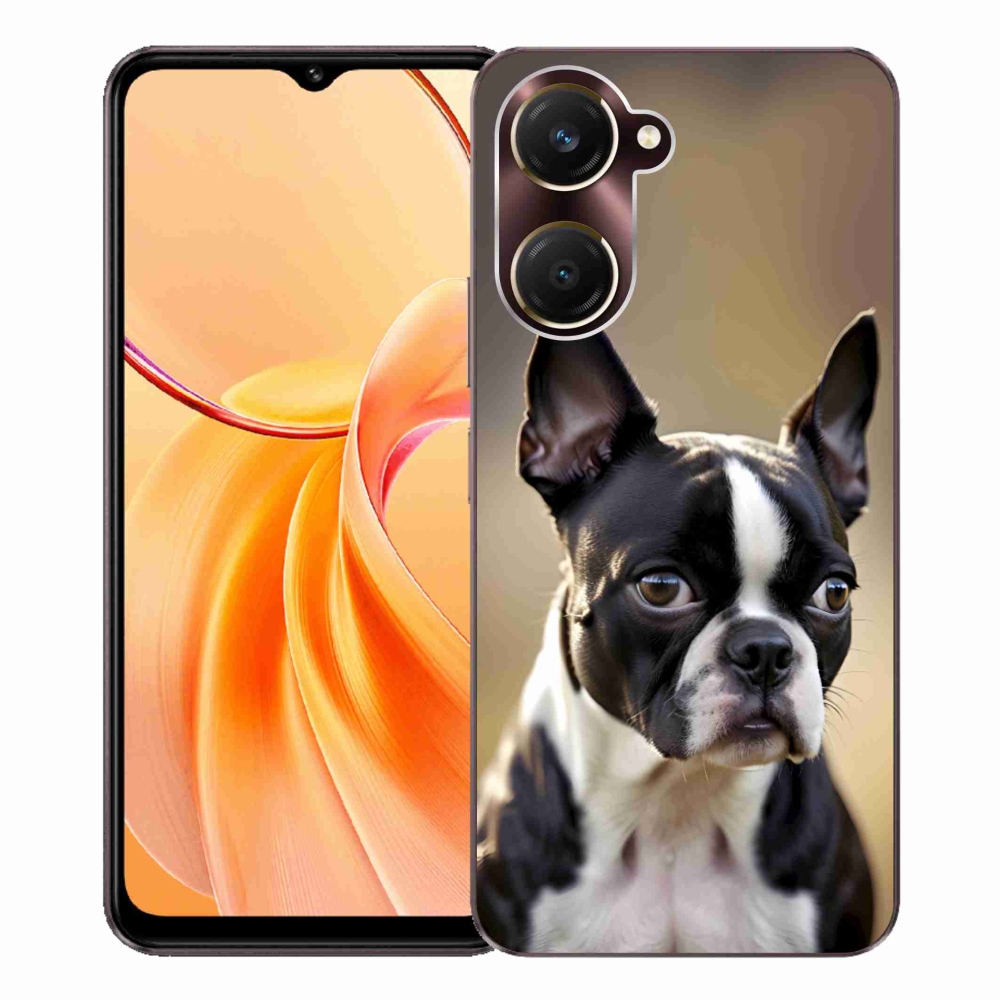 Gélový kryt mmCase na Vivo Y28s 5G - bostonský teriér