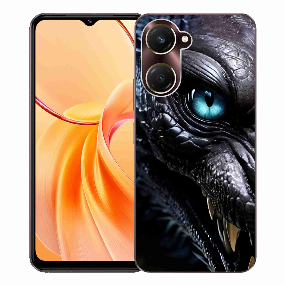 Gélový kryt mmCase na Vivo Y28s 5G - dračí pohľad