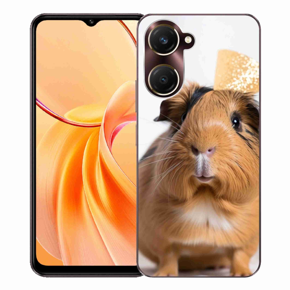 Gélový kryt mmCase na Vivo Y28s 5G - hnedé morča