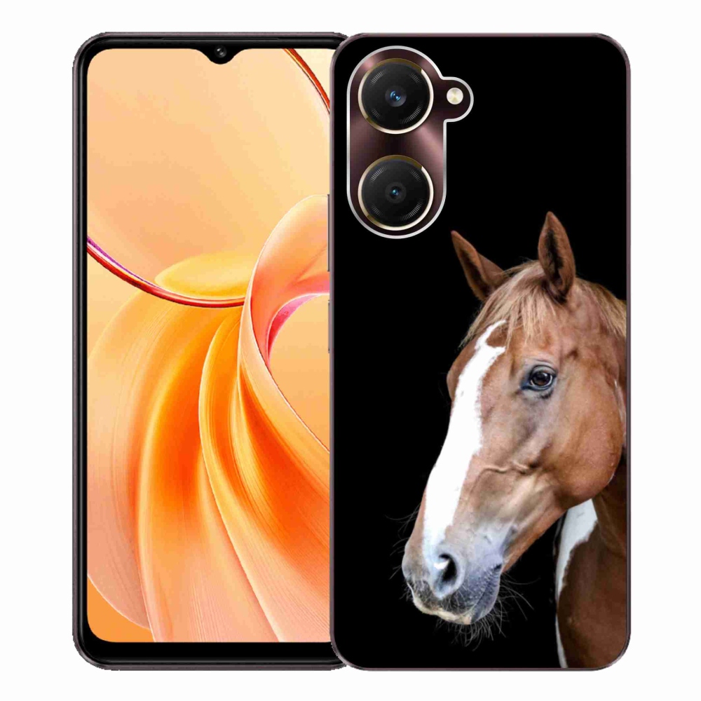 Gélový kryt mmCase na Vivo Y28s 5G - hnedý kôň 3
