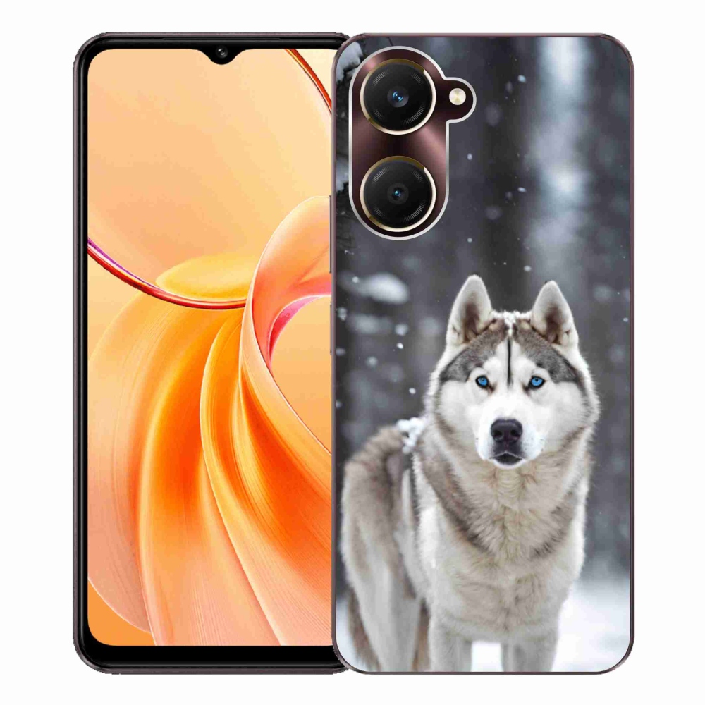 Gélový kryt mmCase na Vivo Y28s 5G - husky 2