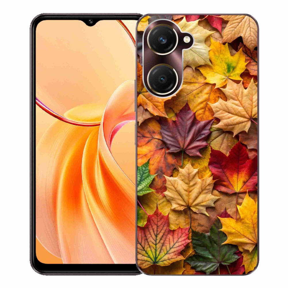 Gélový kryt mmCase na Vivo Y28s 5G - javorové listy 2