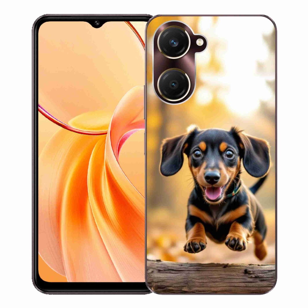 Gélový kryt mmCase na Vivo Y28s 5G - jazvečík 2
