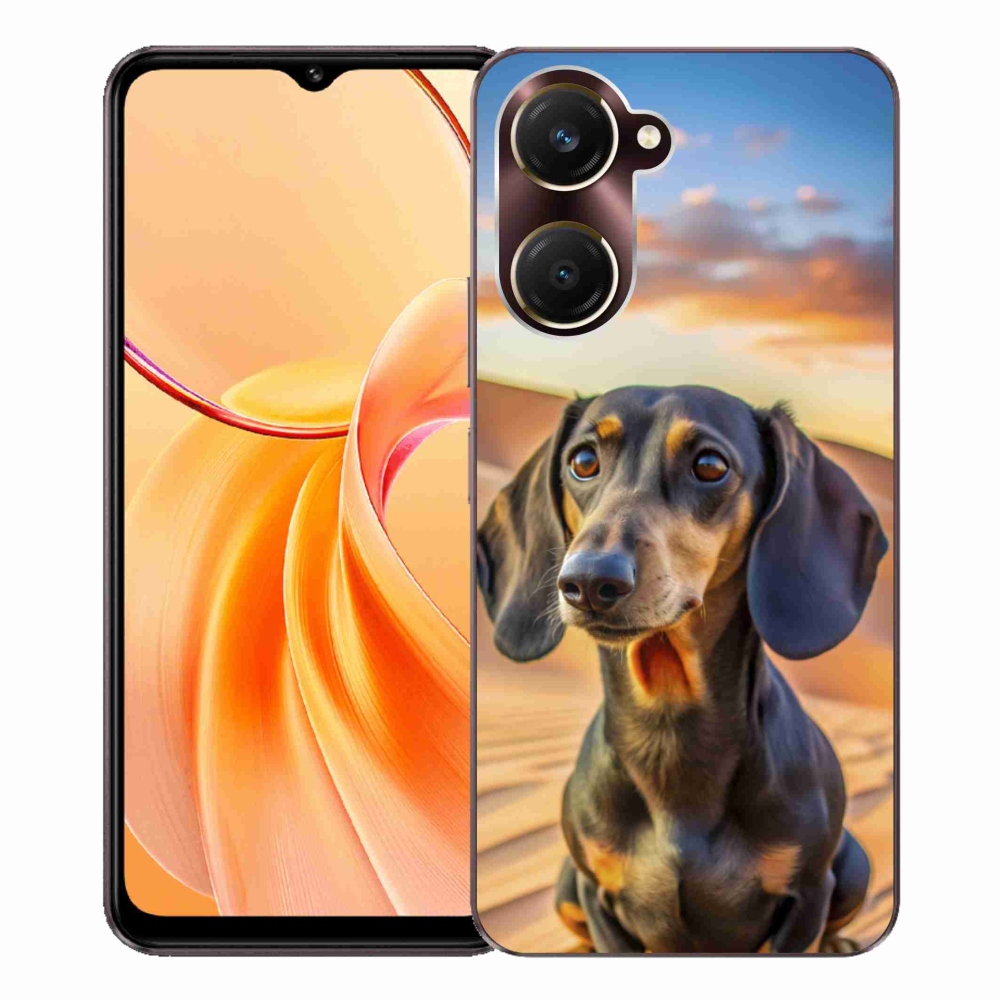Gélový kryt mmCase na Vivo Y28s 5G - jazvečík 3