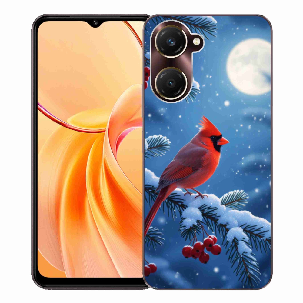 Gélový kryt mmCase na Vivo Y28s 5G - kardinál červený