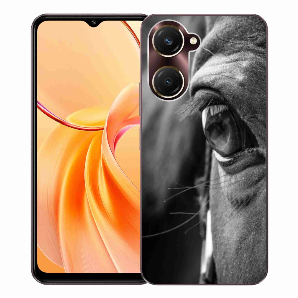 Gélový kryt mmCase na Vivo Y28s 5G - konský pohľad