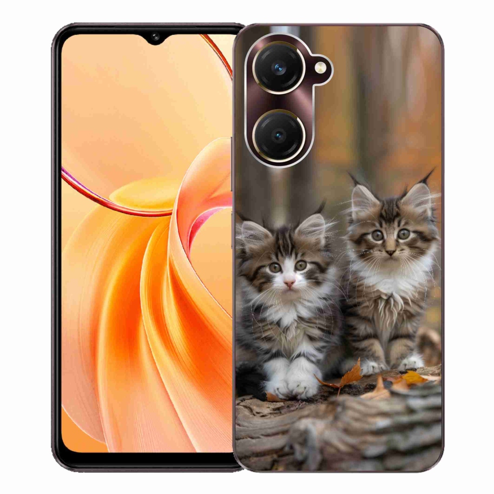 Gélový kryt mmCase na Vivo Y28s 5G - mačacie duo 3