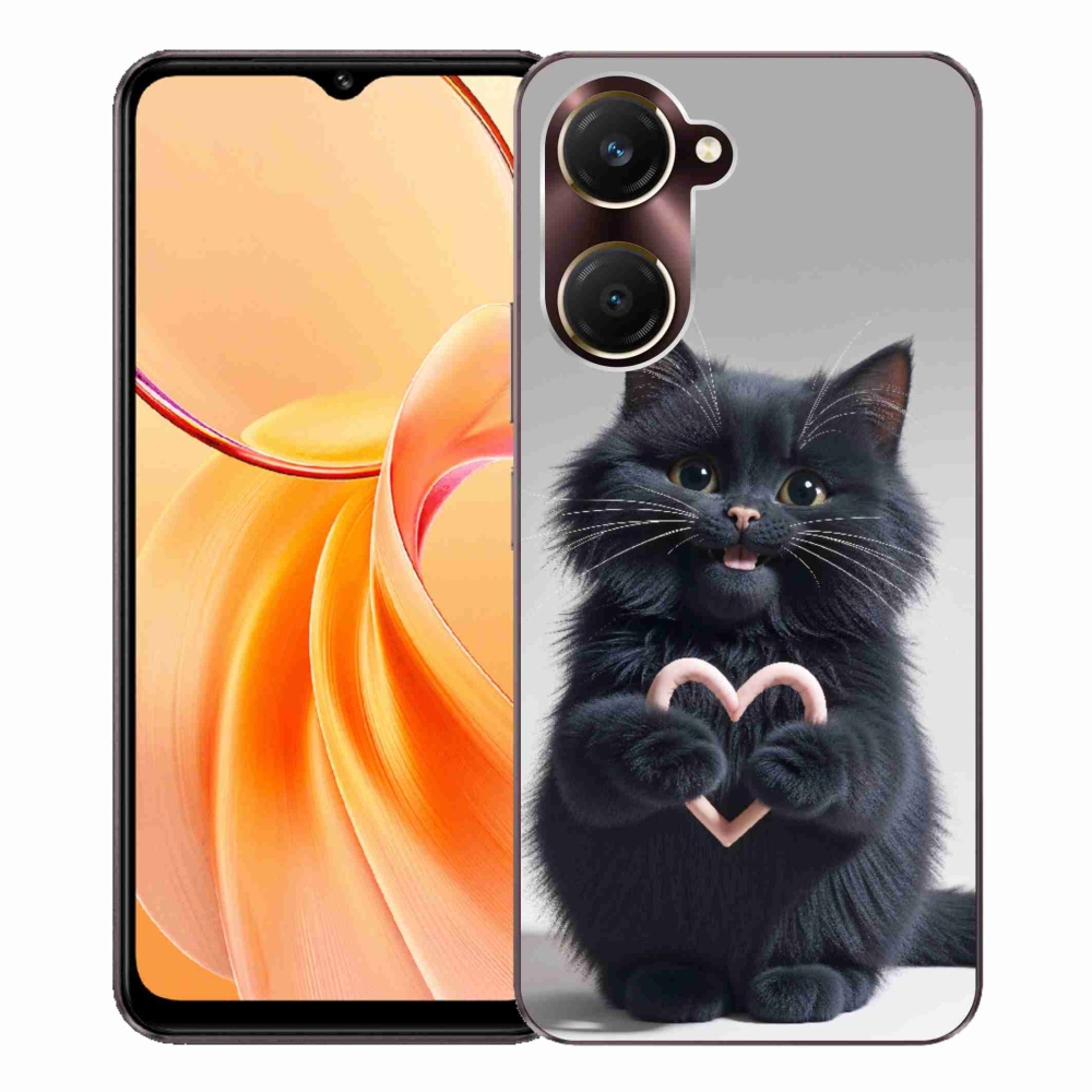 Gélový kryt mmCase na Vivo Y28s 5G - mačacia láska 3