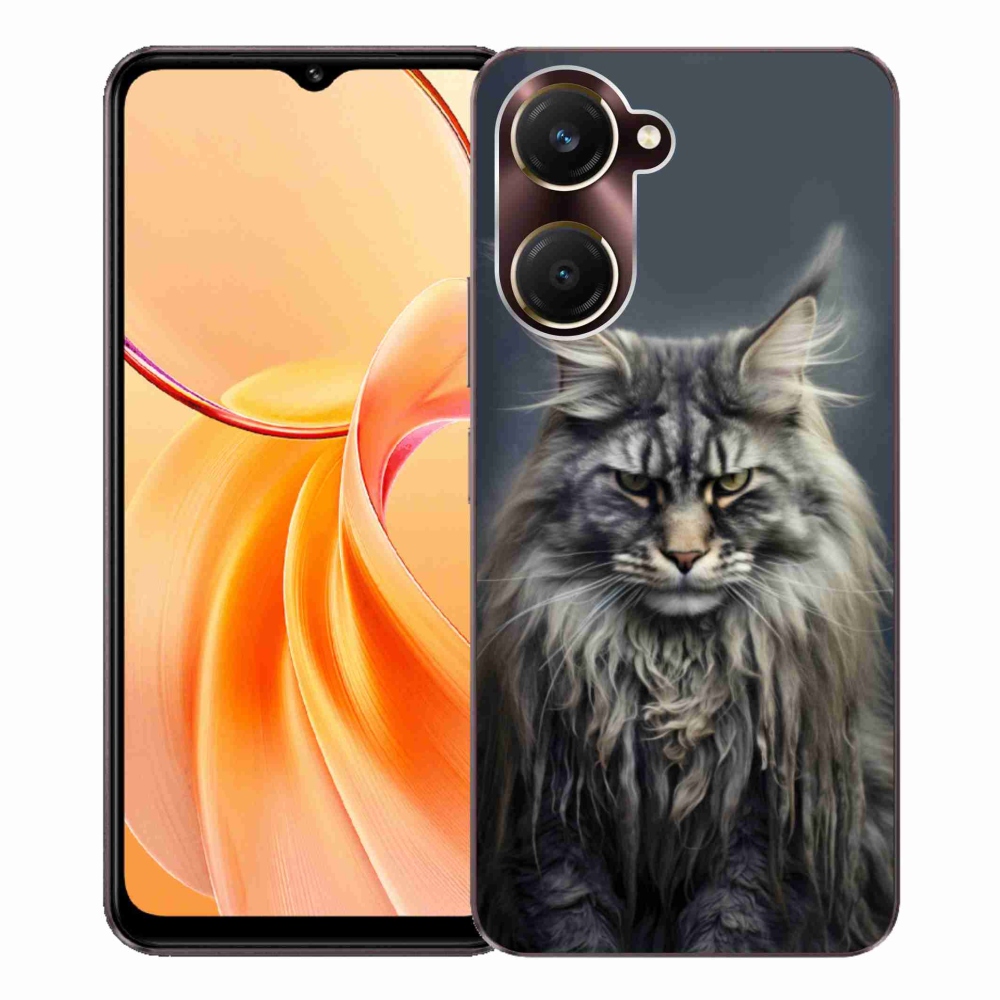 Gélový kryt mmCase na Vivo Y28s 5G - mačacie pohľad 4