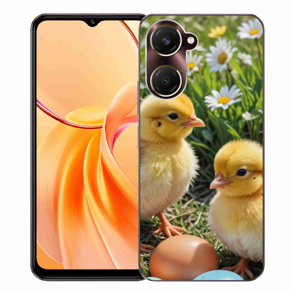 Gélový kryt mmCase na Vivo Y28s 5G - kuriatka