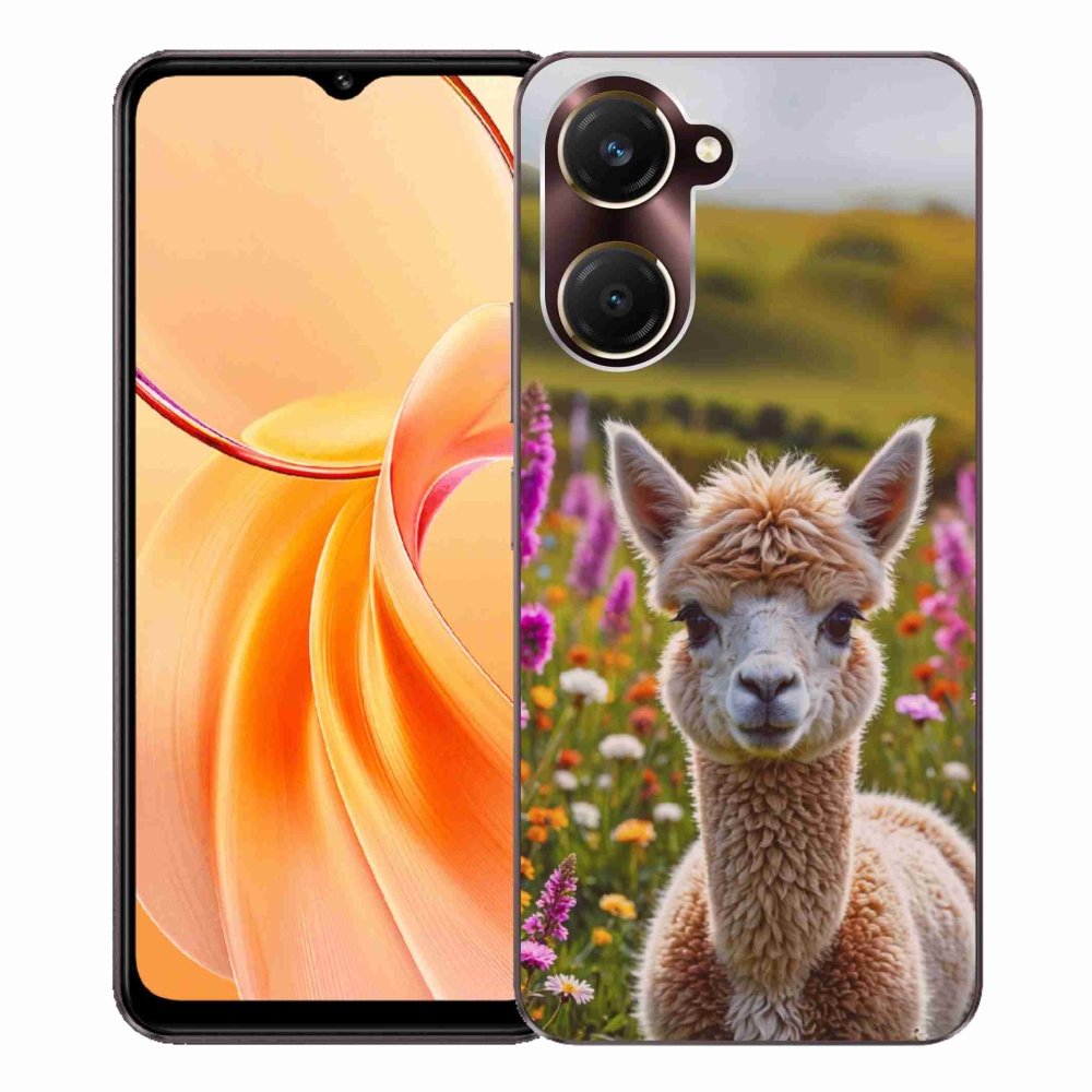 Gélový kryt mmCase na Vivo Y28s 5G - lama na lúke