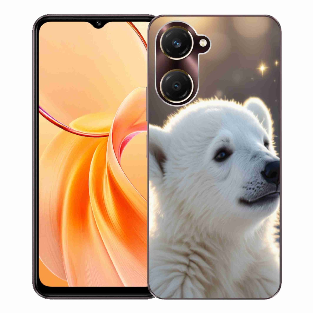 Gélový kryt mmCase na Vivo Y28s 5G - ľadový medveď