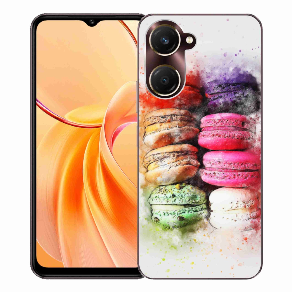 Gélový kryt mmCase na Vivo Y28s 5G - makrónky
