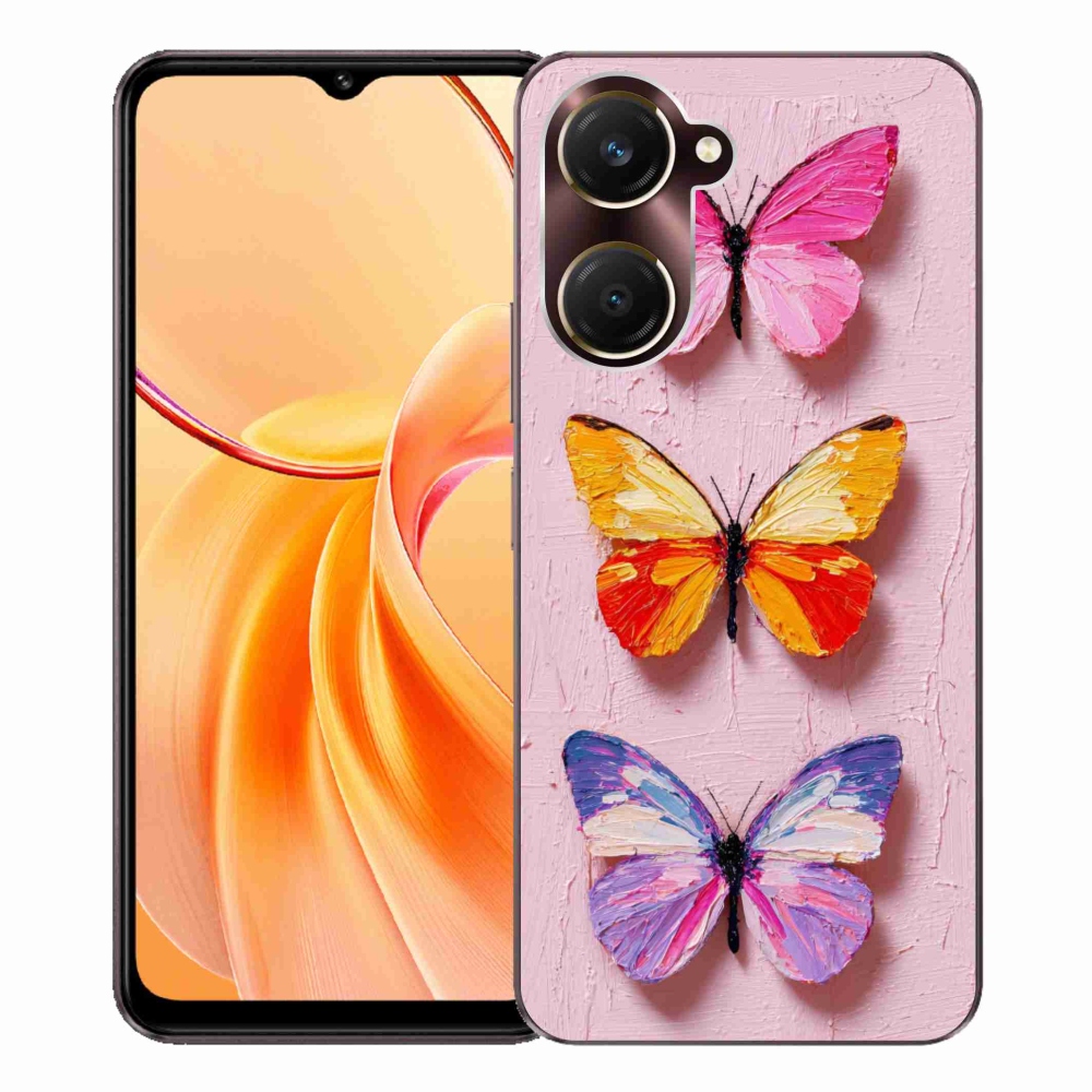 Gélový kryt mmCase na Vivo Y28s 5G - motýlia trojica