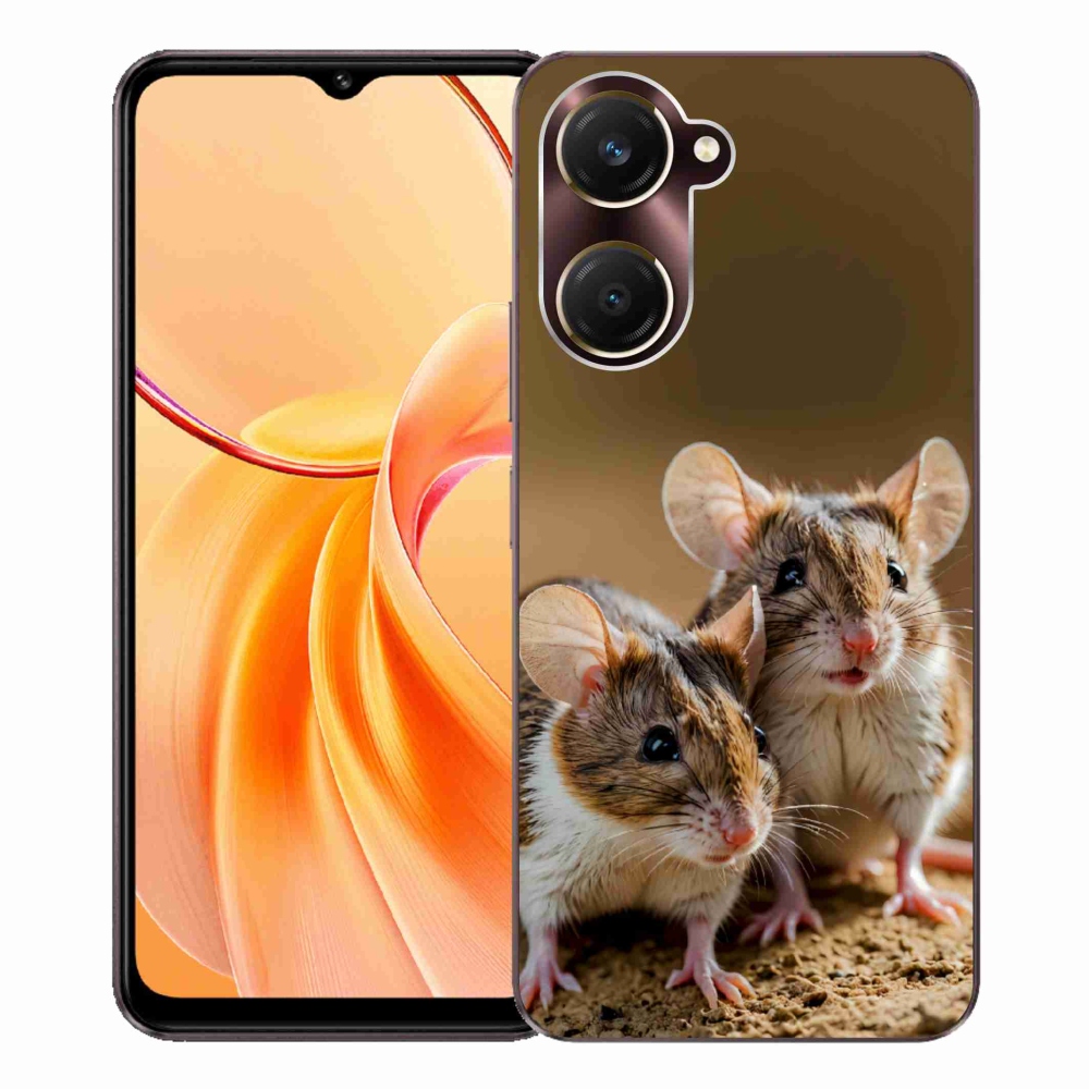 Gélový kryt mmCase na Vivo Y28s 5G - myší duo