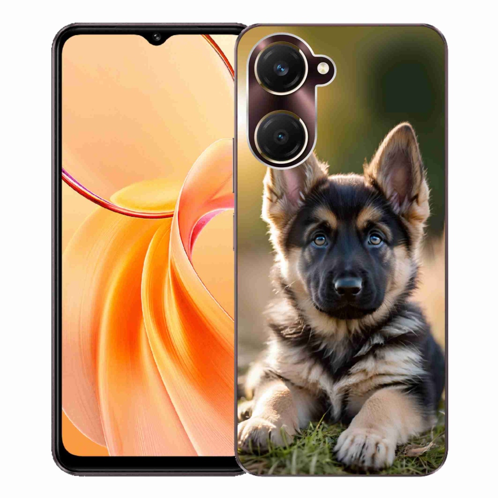Gélový kryt mmCase na Vivo Y28s 5G - nemecký ovčiak v prírode