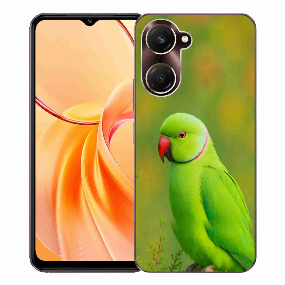 Gélový kryt mmCase na Vivo Y28s 5G - papagáj Alexandr 2