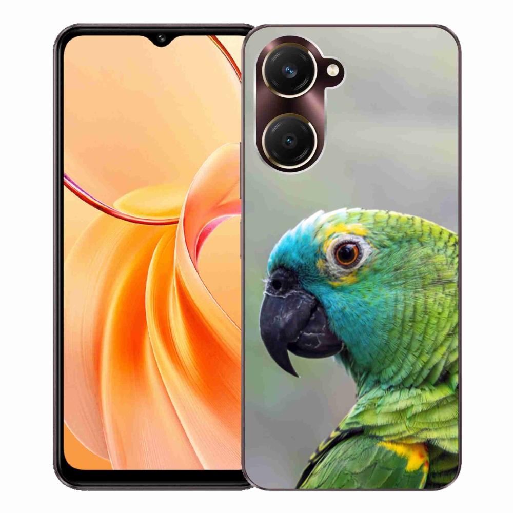 Gélový kryt mmCase na Vivo Y28s 5G - papagáj amazoňan