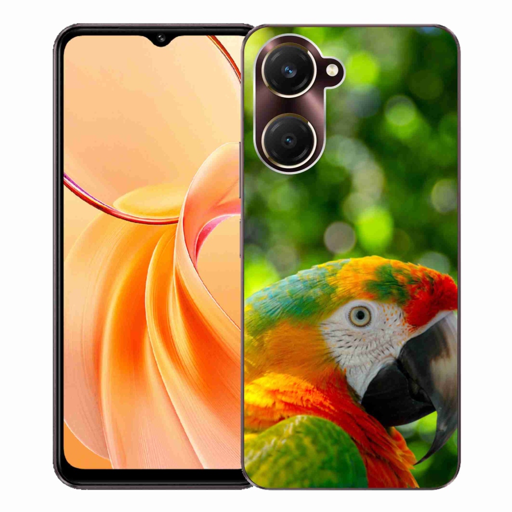 Gélový kryt mmCase na Vivo Y28s 5G - papagáj ara 3