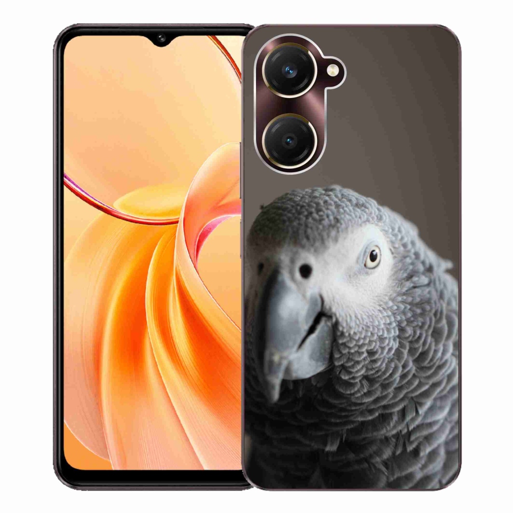 Gélový kryt mmCase na Vivo Y28s 5G - papagáj žako 2