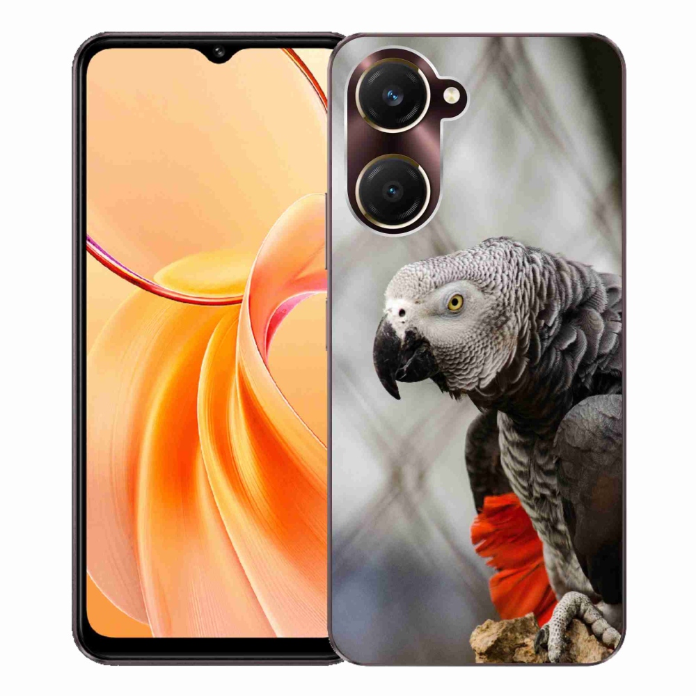Gélový kryt mmCase na Vivo Y28s 5G - papagáj žako 3